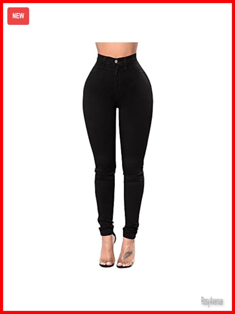 Women High Waisted Butt Lift Skinny Stretch Jeans Denim